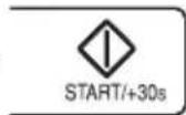 SHARP YS-MG51E-S - FUNKCJA +30s (automatyczne ustawianie minut) - 1