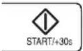 SHARP YS-MG51E-S - Para iniciar o forno: - 1