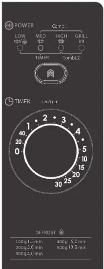 SHARP YS-GG02E - Timer-Knopf - 2