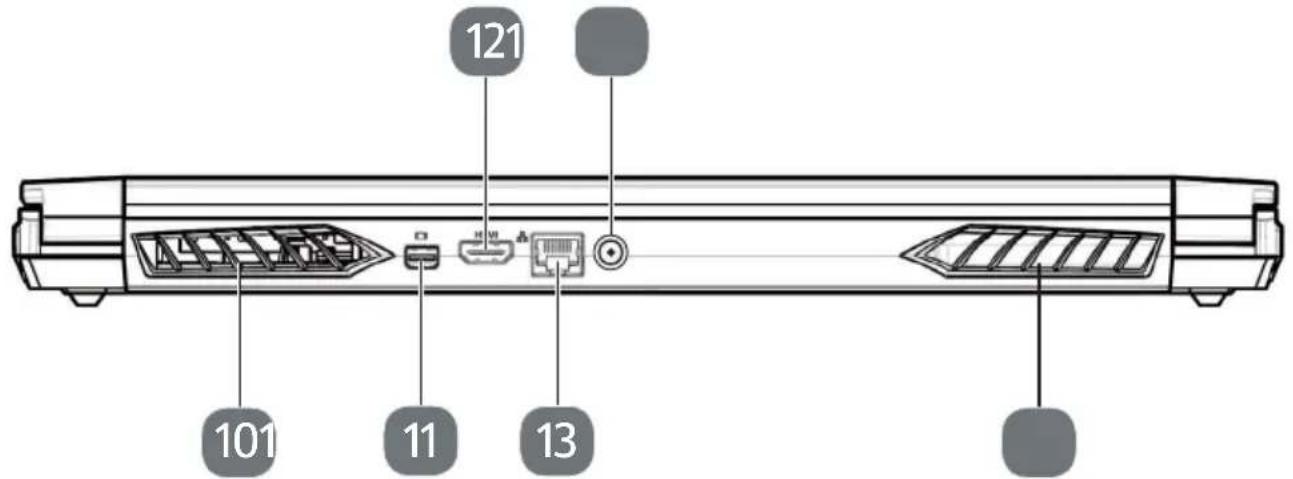 MEDION ERAZER Crawler E25 (MD 62291) - Vue arrière - Version 1 - 1