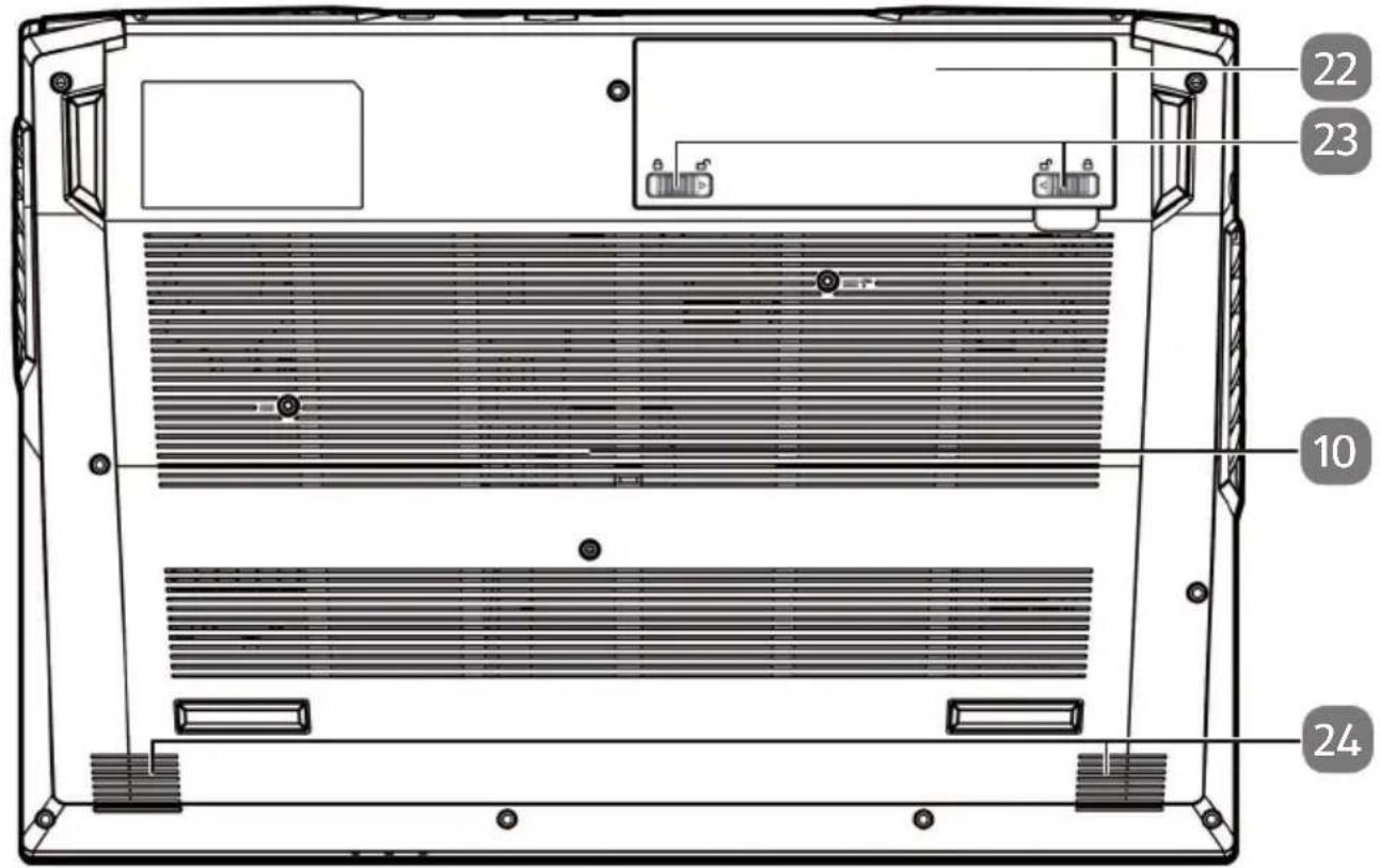MEDION ERAZER Crawler E25 (MD 62291) - Vue de dessous - 1
