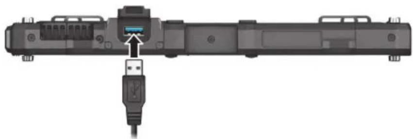 Getac UX10 G3 - Connector un périphérique USB - 2