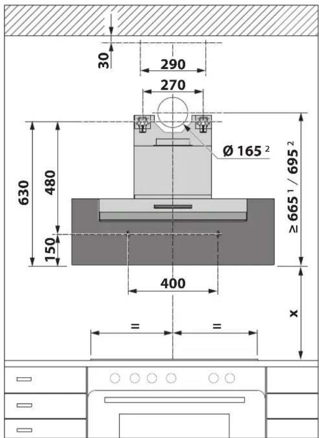 BERBEL BKH 60 EG - Accrochage de l'appareil - 1