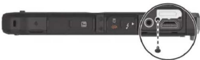 Getac K120 G2 - Installation de la carte micro-SIM (optionnel) - 2