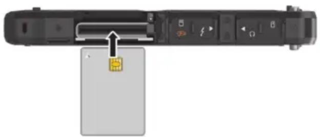 Getac K120 G2 - Utiliser des cartes à puce (optionnel) - 1