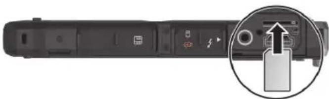 Getac K120 G2 - Installation de la carte micro-SIM (optionnel) - 3
