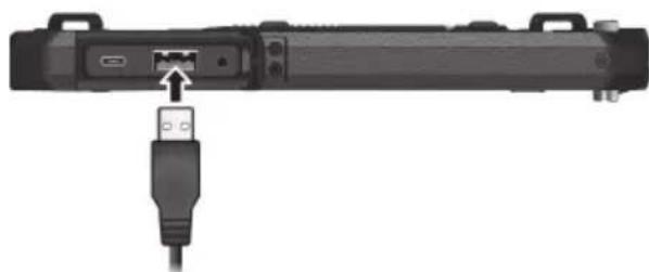 Getac ZX10 - Connexions via USB Type-A - 1