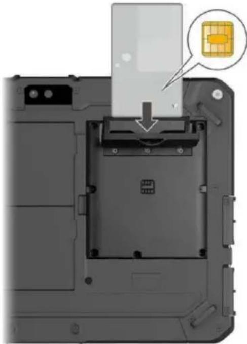 Getac ZX10 - Utilisation des cartes à puce (certains modèles uniquement) - 1