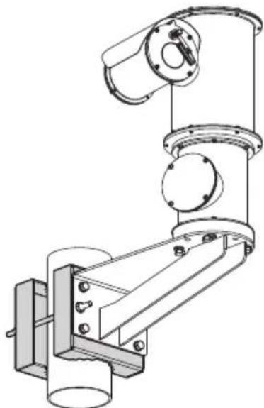 Videotec NXPTZT SERIES2 - Collier de fixation sur poteau - 1