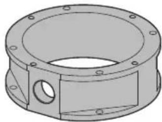 Videotec NXPTZT SERIES2 - Adaptor for connection of fiber optics - 1