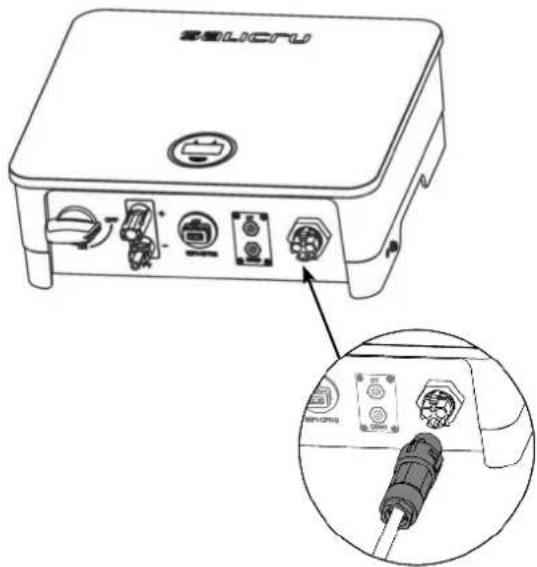 Salicru EQX2 8002-SX - Connecting the AC outlet. - 8