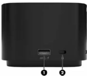 HP Thunderbolt Dock 120W G4 - Partie droite - 1