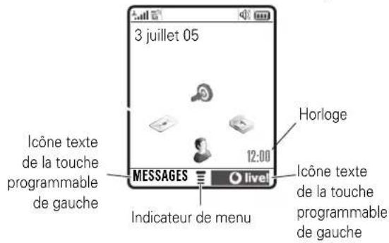 MOTOROLA V360v - Affichage - 1