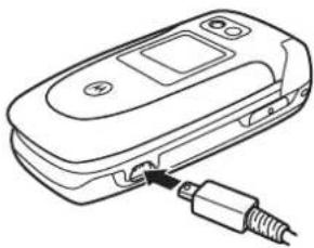 MOTOROLA V360v - Chargement de la batterie - 1