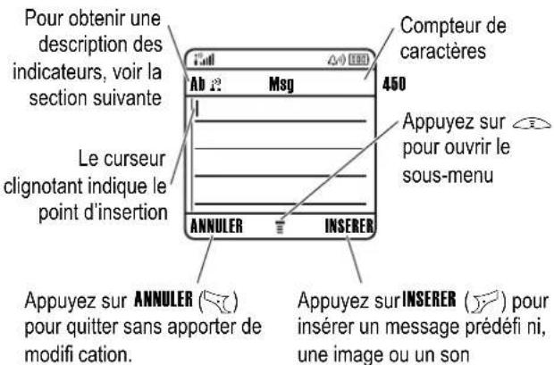 MOTOROLA C650 - Sélection d'une option de fonction - 12
