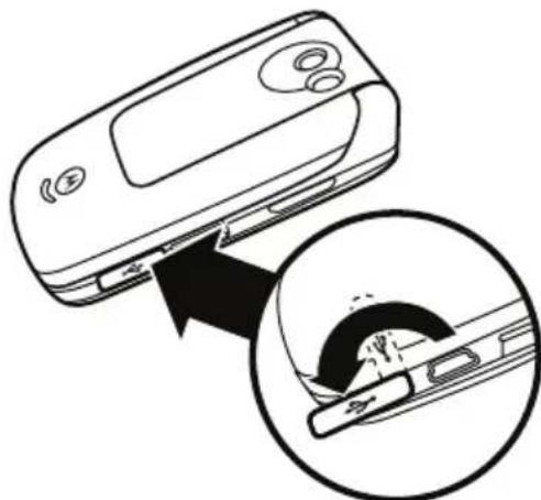 MOTOROLA A910 - Chargement de la batterie - 1