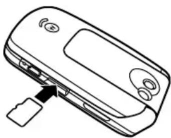MOTOROLA A910 - Installer une carte mémoire - 1