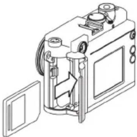 MINOX DCC Leica M3 - Einsetzen einer SD-Karte - 1