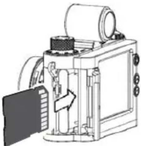 MINOX DCC Digital Classic Camera 5.1 - Einsetzen einer SD-Karte - 1