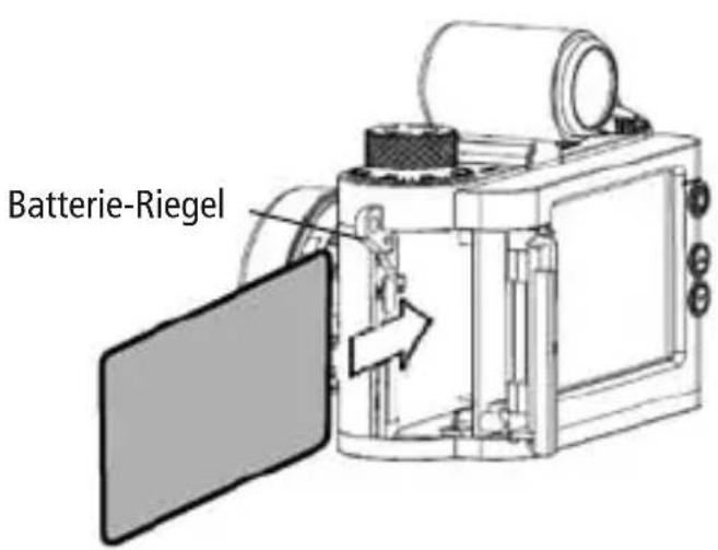 MINOX DCC Digital Classic Camera 5.1 - Einsetzen der Batterie - 1