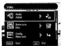 MINOX DC 1222 - Menu Vidéo - 2