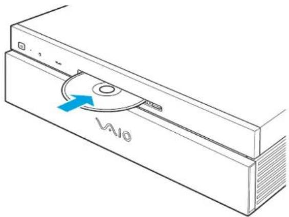 SONY Vaio VGX-XL202 - Utilisation du lecteur de disque optique - 1
