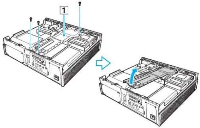 SONY Vaio VGX-XL202 - Pour installer une carte d'extension - 1