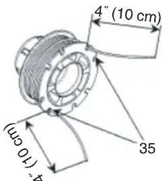 HITACHI CG22EAP2 - Remplacement du fi l nylon - 3