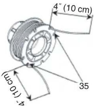 HITACHI CG22EAP2 - Sustitución de la línea de nylon - 3