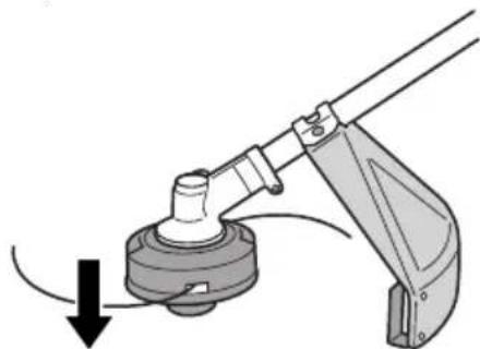 HITACHI CG22EAP2 - Adjusting line length - 1