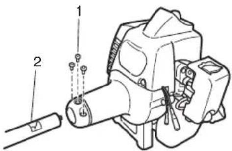 HITACHI CG22EAP2 - Drive shaft to engine (Fig. 1) - 1