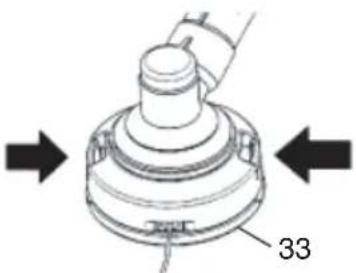 HITACHI CG22EAP2 - Remplacement du fi l nylon - 1