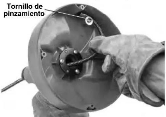 RIDGID Power Spin+ - Instalación del cable de repuesto - 2