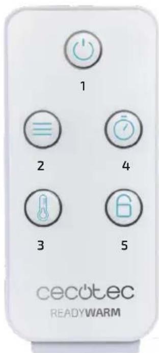 CECOTEC Ready Warm 9770 Ceramic Towel - Télécommande sans fil - 1