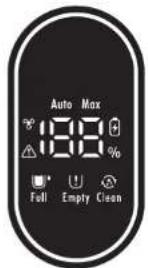 TRISA Wet Clean Smart T0613 - Spiegazione del display - 1