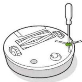 IROBOT Roomba i2 - Nettoyage de la brosse latérale - 1