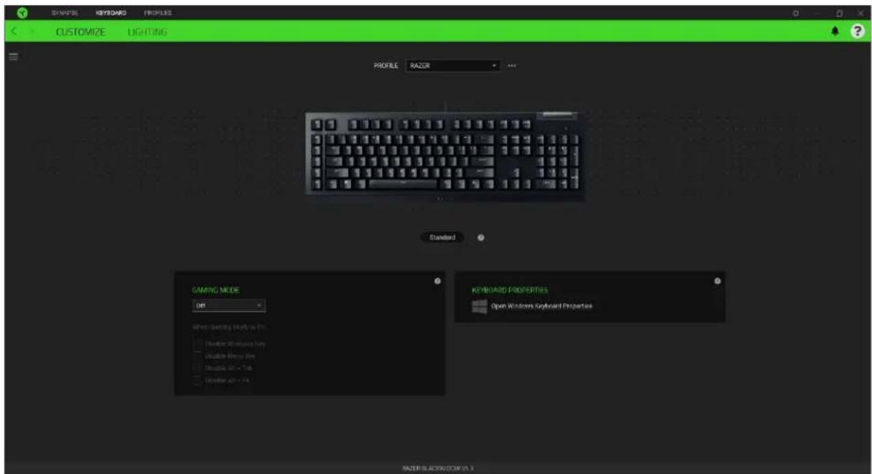 RAZER BlackWidow V4 X - Personnaliser - 1