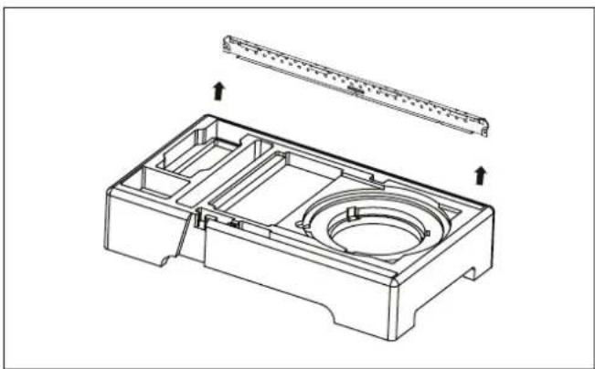 Thor TOR24SS - ENLEVER LE FOUR À MICRO-ONDES ET LA PLAQUE DE MONTAGE DE LA BOÎTE - 1
