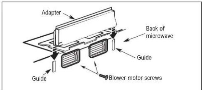 Thor TOR24SS - B4. ADAPT MICROWAVE BLOWER FOR OUTSIDE REAR EXHAUST - 6