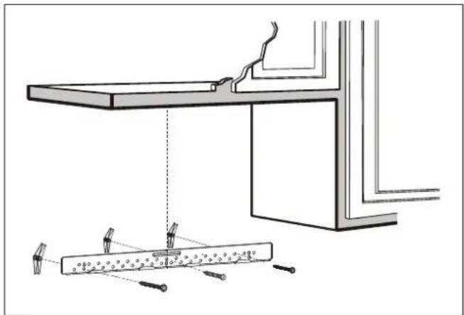 Thor TOR24SS - A1. ATTACH MOUNTING PLATE TO THE WALL - 1