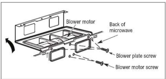 Thor TOR24SS - B4. ADAPT MICROWAVE BLOWER FOR OUTSIDE REAR EXHAUST - 1
