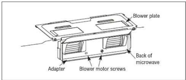 Thor TOR24SS - B4. ADAPT MICROWAVE BLOWER FOR OUTSIDE REAR EXHAUST - 7