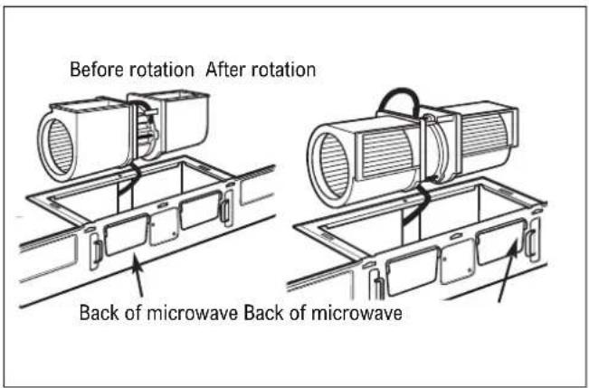 Thor TOR24SS - B4. ADAPT MICROWAVE BLOWER FOR OUTSIDE REAR EXHAUST - 4