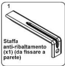 CONTINENTAL EDISON CECDF5060IX3 - KIT ANTI-RIBALTAMENTO - 1