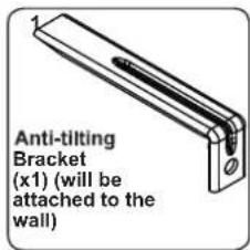 CONTINENTAL EDISON CECDF5060W3 - ANTI-TILTING KIT - 1