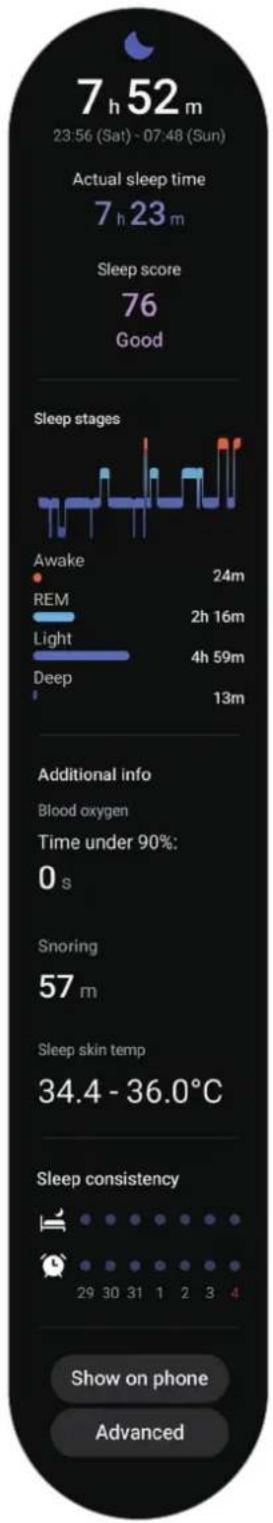 SAMSUNG Galaxy Watch 6 - Mesurer votre sommeil - 1
