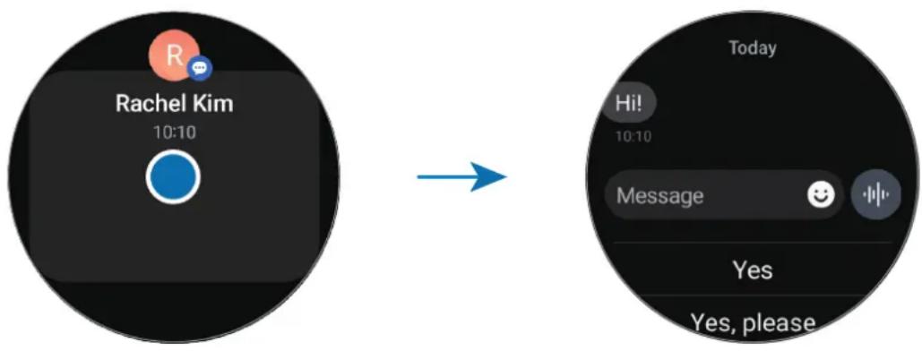 SAMSUNG Galaxy Watch 6 - Consulter les notifications entrantes - 1