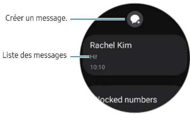 SAMSUNG Galaxy Watch 6 - Envoyer des messages - 1