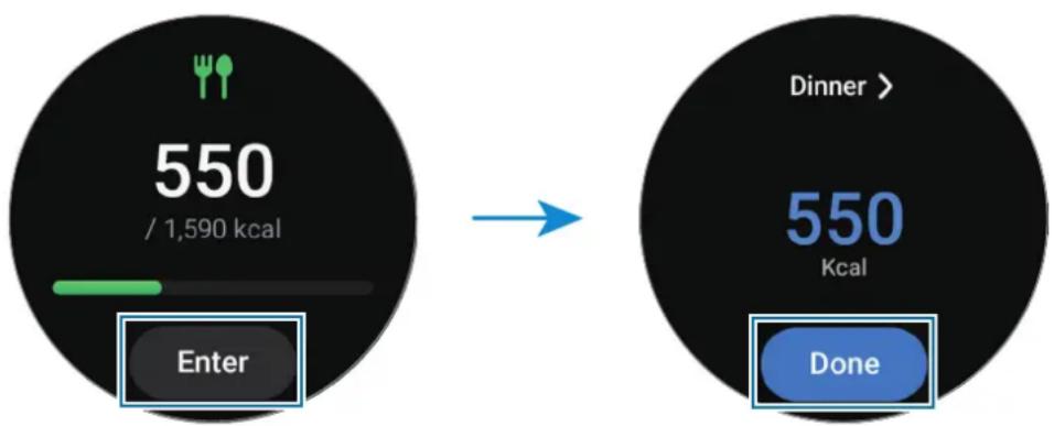 SAMSUNG Galaxy Watch 6 - Enregistrer les calories - 1