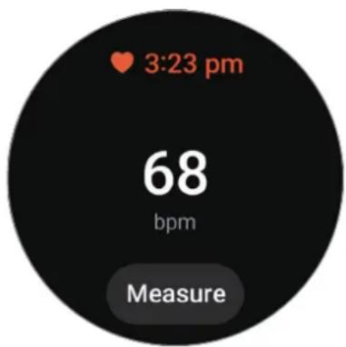 SAMSUNG Galaxy Watch 6 - Mesurer manuellement votre fréquence cardiaque - 1